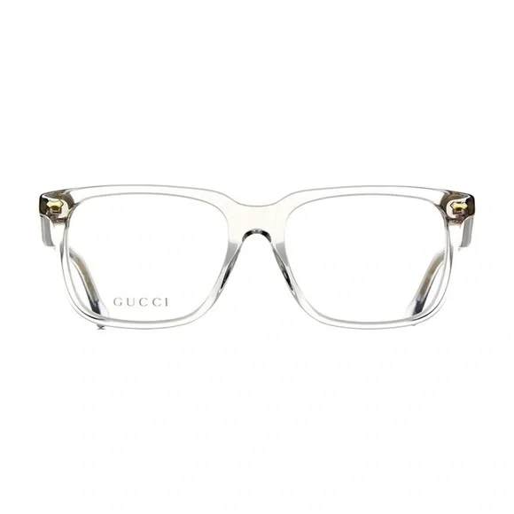 GUCCI EYEGLASSES GG0737O 016 Grey / Transparent 56mm - Picture 2 of 5